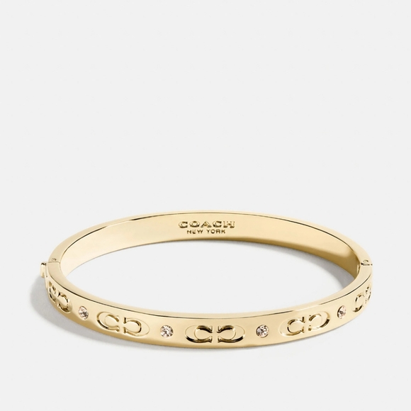 Coach Gold-tone BANGLE Jewelry Bracelet - Picture 1 of 7